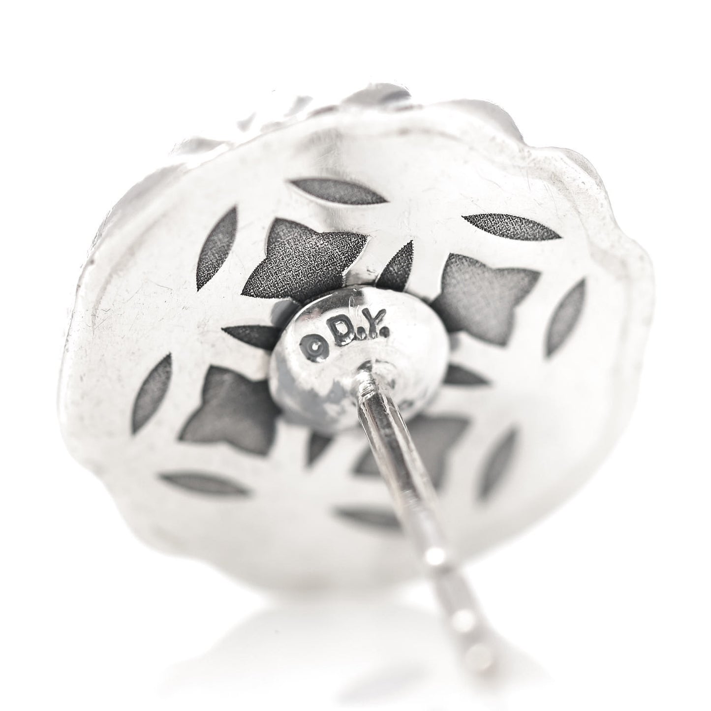 Sterling Silver 14mm Sculpted Cable Stud Earrings