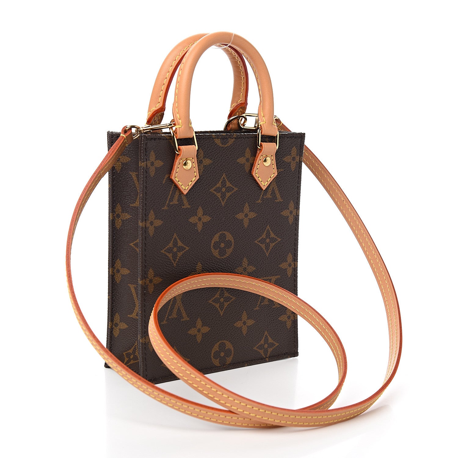 Louis Vuitton Monogram Petit Sac Plat 2 of 9