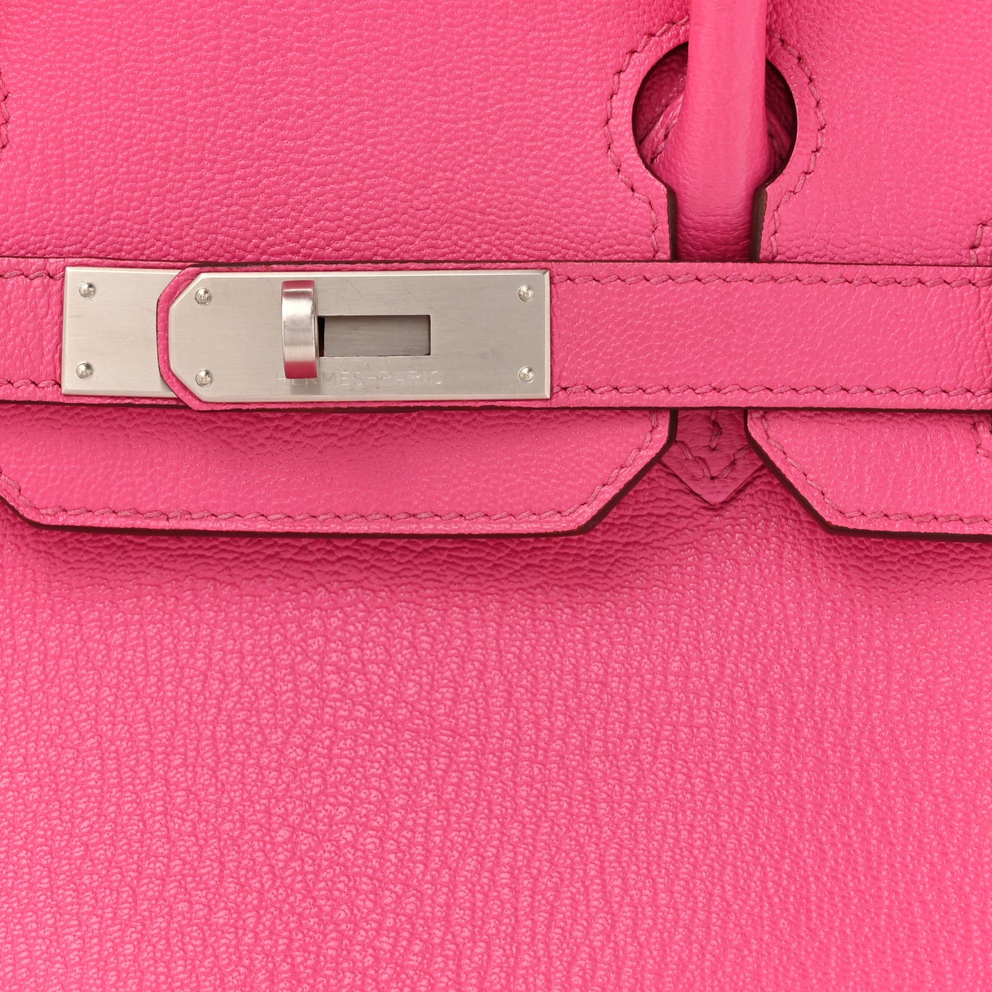 Chevre Mysore Birkin 30 Rose Shocking