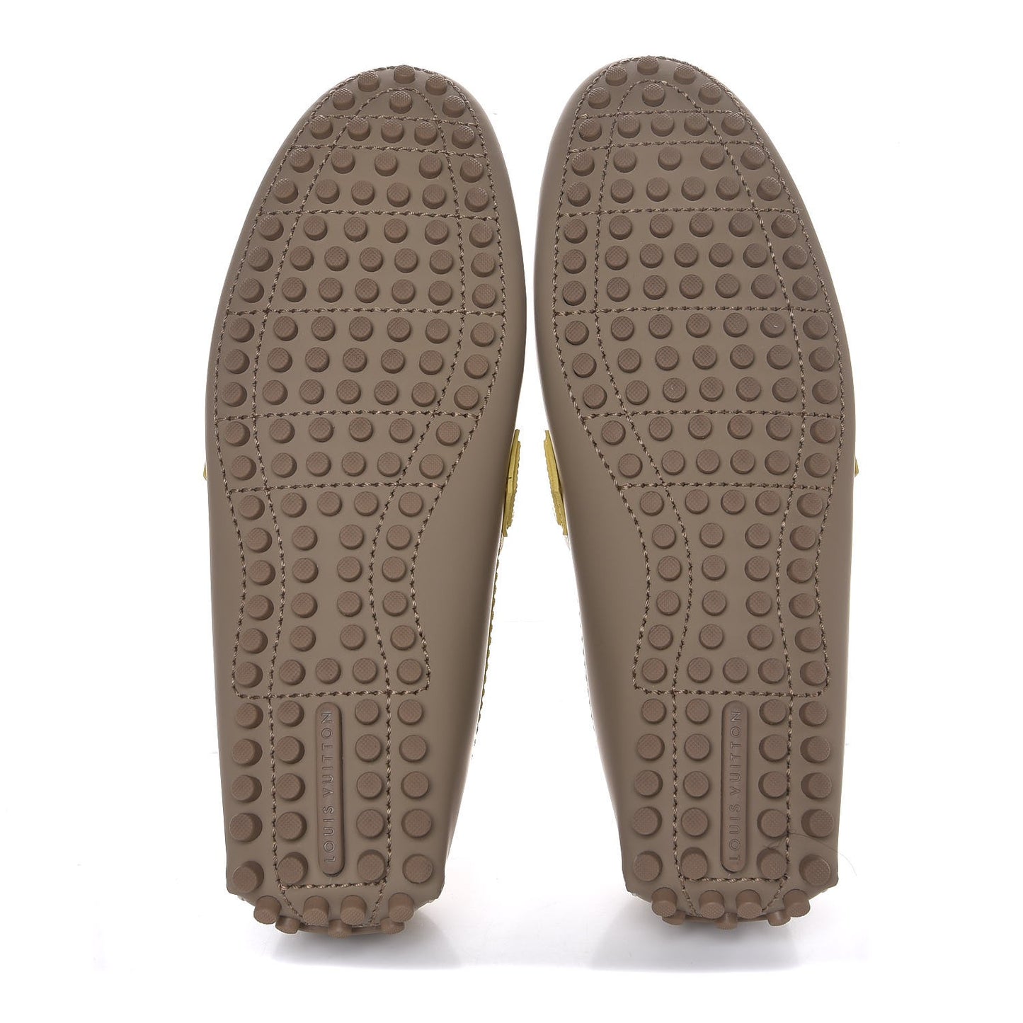 Rubber Mens Hockenheim Mocassins 6 Beige Yellow
