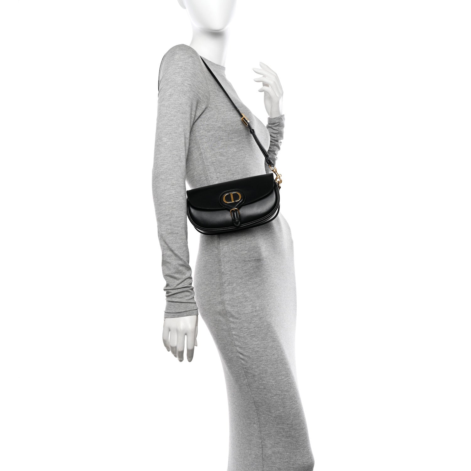 Christian Dior Box Calfskin East West Bobby Bag Black 2 of 14