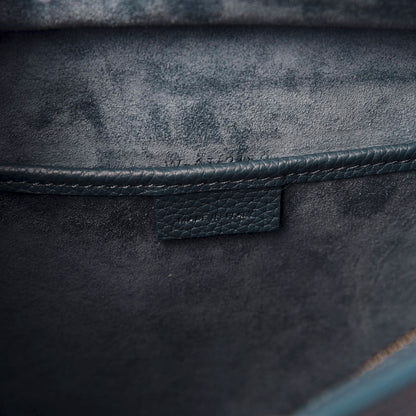Celine Drummed Calfskin Nano Luggage Celadon 5 of 8