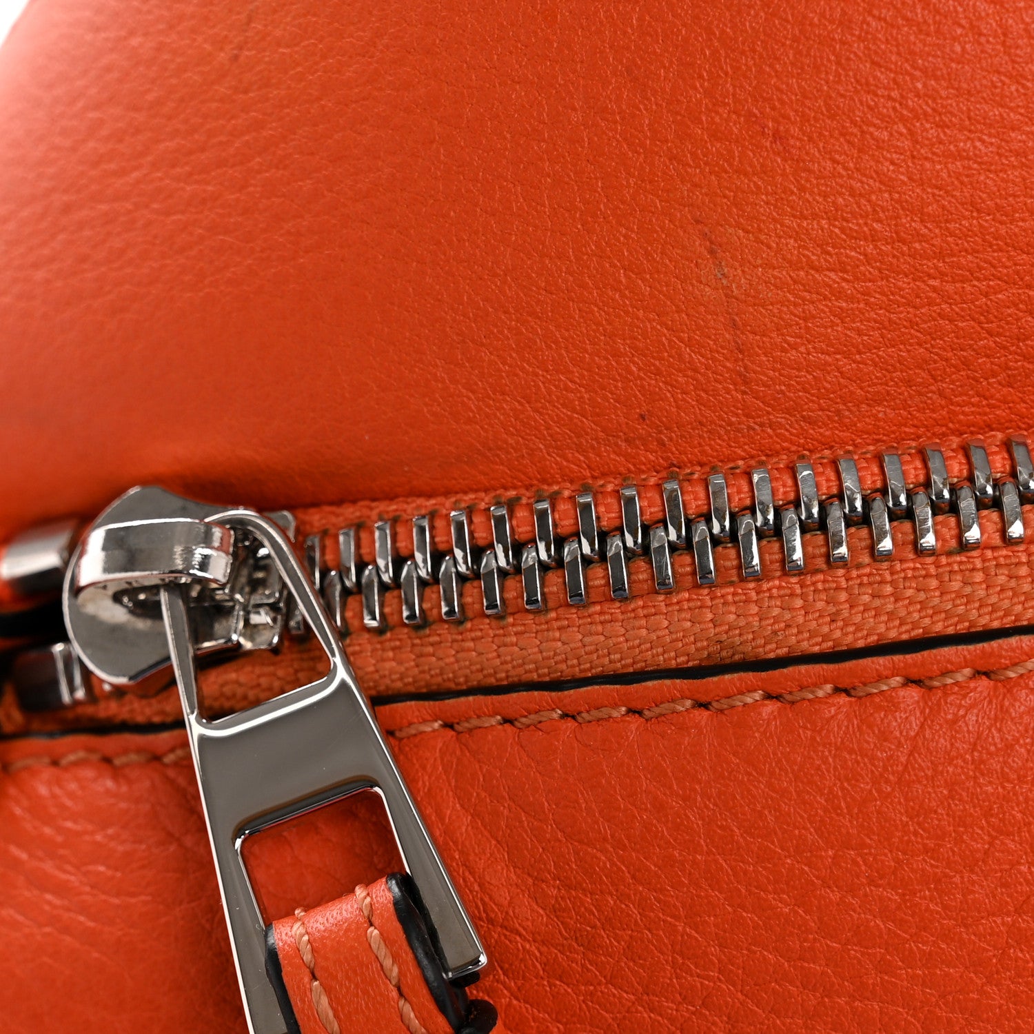 Loewe Calfskin Small Puzzle Bag Orange Tan Pink 11 of 11