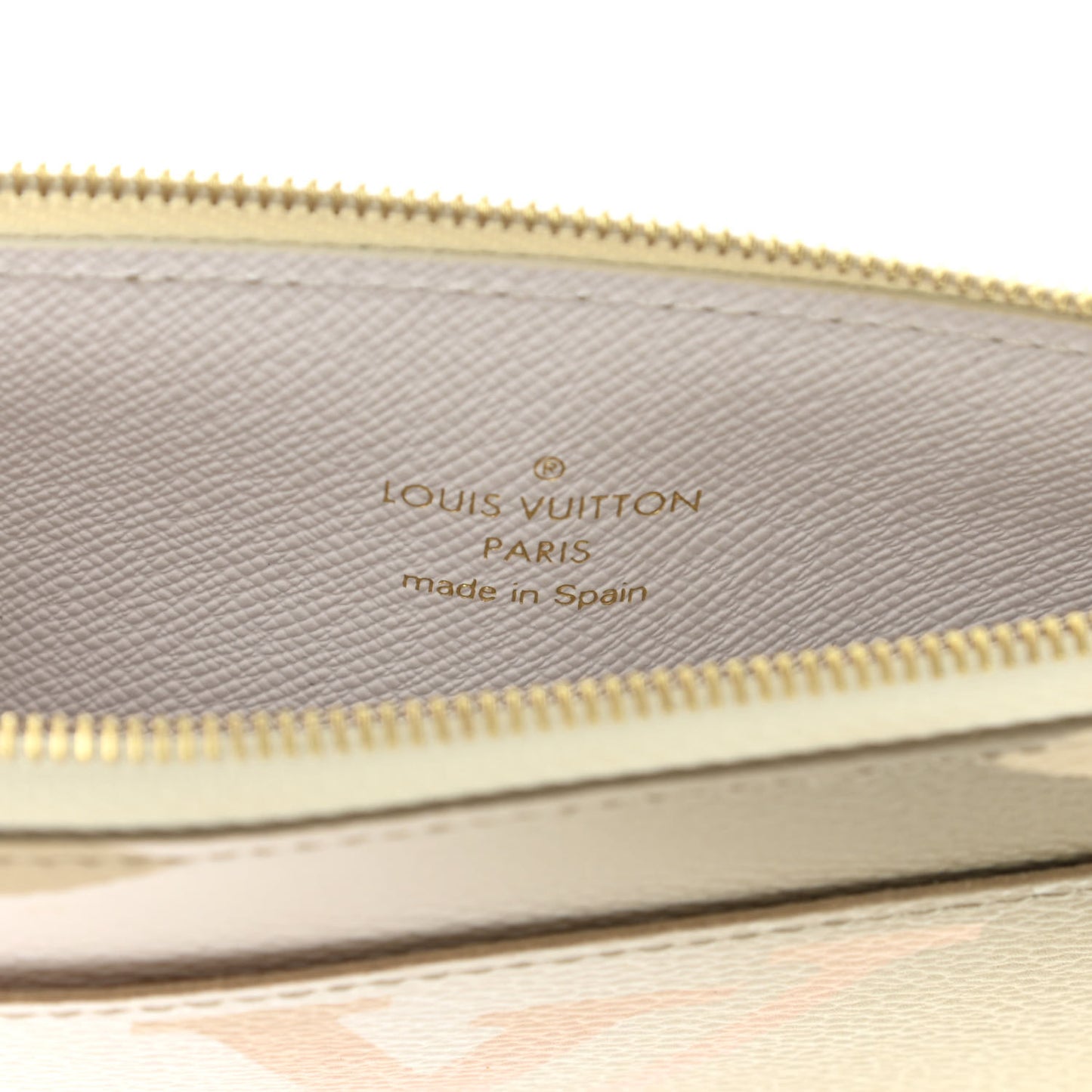 Monogram Giant Spring In The City Slim Purse Sunset Kaki