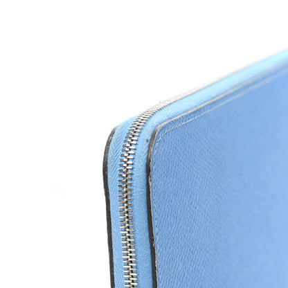 Hermes Epsom Silk'In Wallet Bleu Paradis 10 of 11