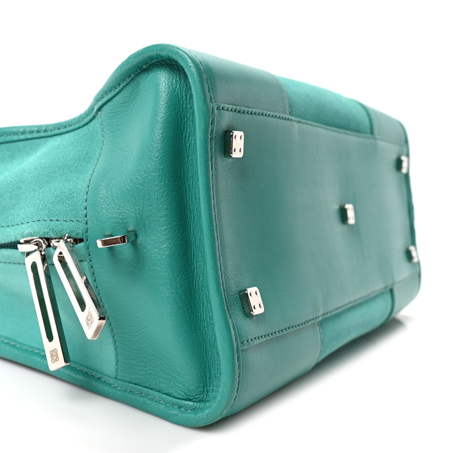 Suede Calfskin Amazona 28 Turquoise