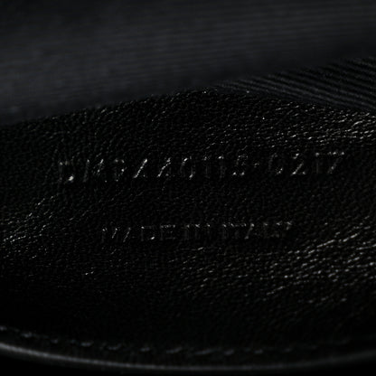 Saint Laurent Denim Mixed Matelasse Triquilt Large Monogram Envelope Satchel Black 7 of 13