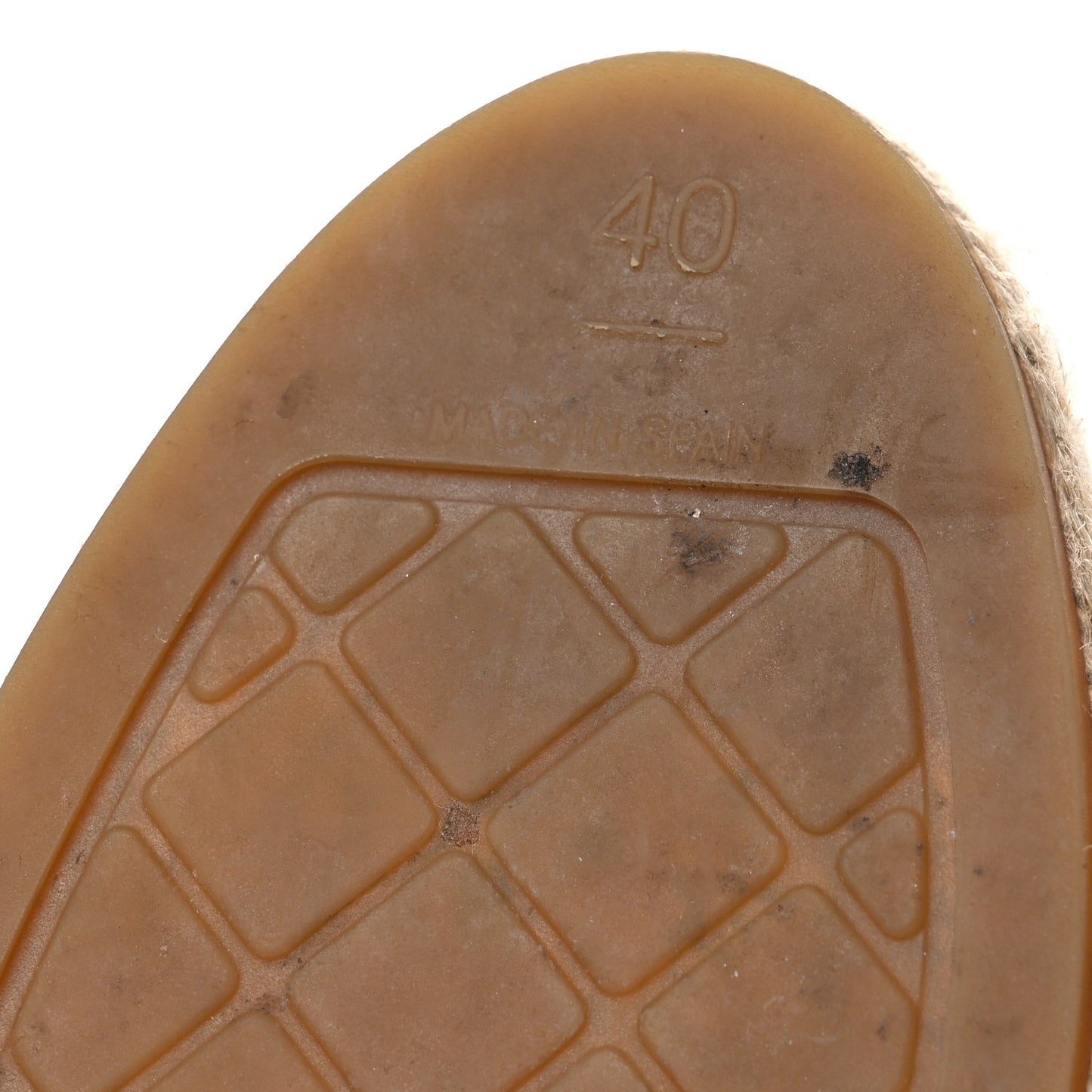 Lambskin CC Espadrilles 40 Black