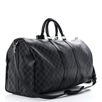 Louis Vuitton Damier Graphite Keepall Bandouliere 55 2 of 10