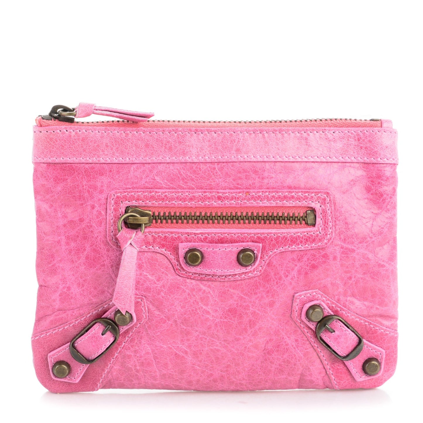 Agneau Classic Hardware M Porte-Monnaie Coin Purse bubblegum