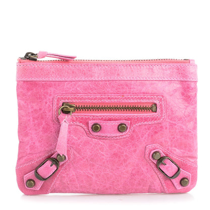 Balenciaga Agneau Classic Hardware M Porte-Monnaie Coin Purse bubblegum 1 of 7