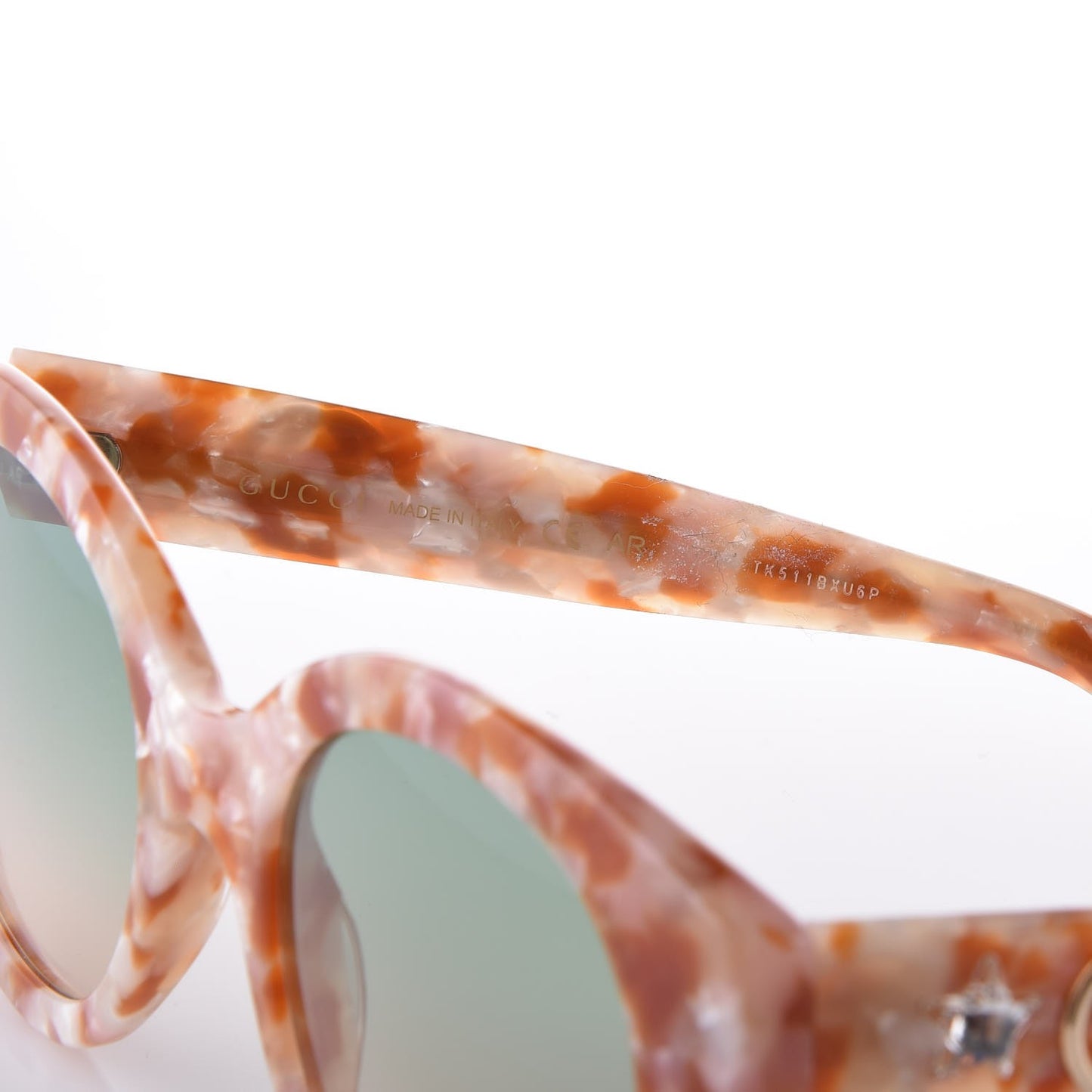 Round Frame GG Star Sunglasses GG0207S