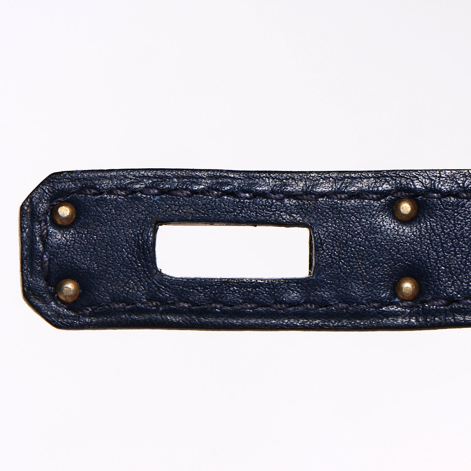 Hermes Swift Kelly Cut Clutch Pochette Bleu De Malte 6 of 17