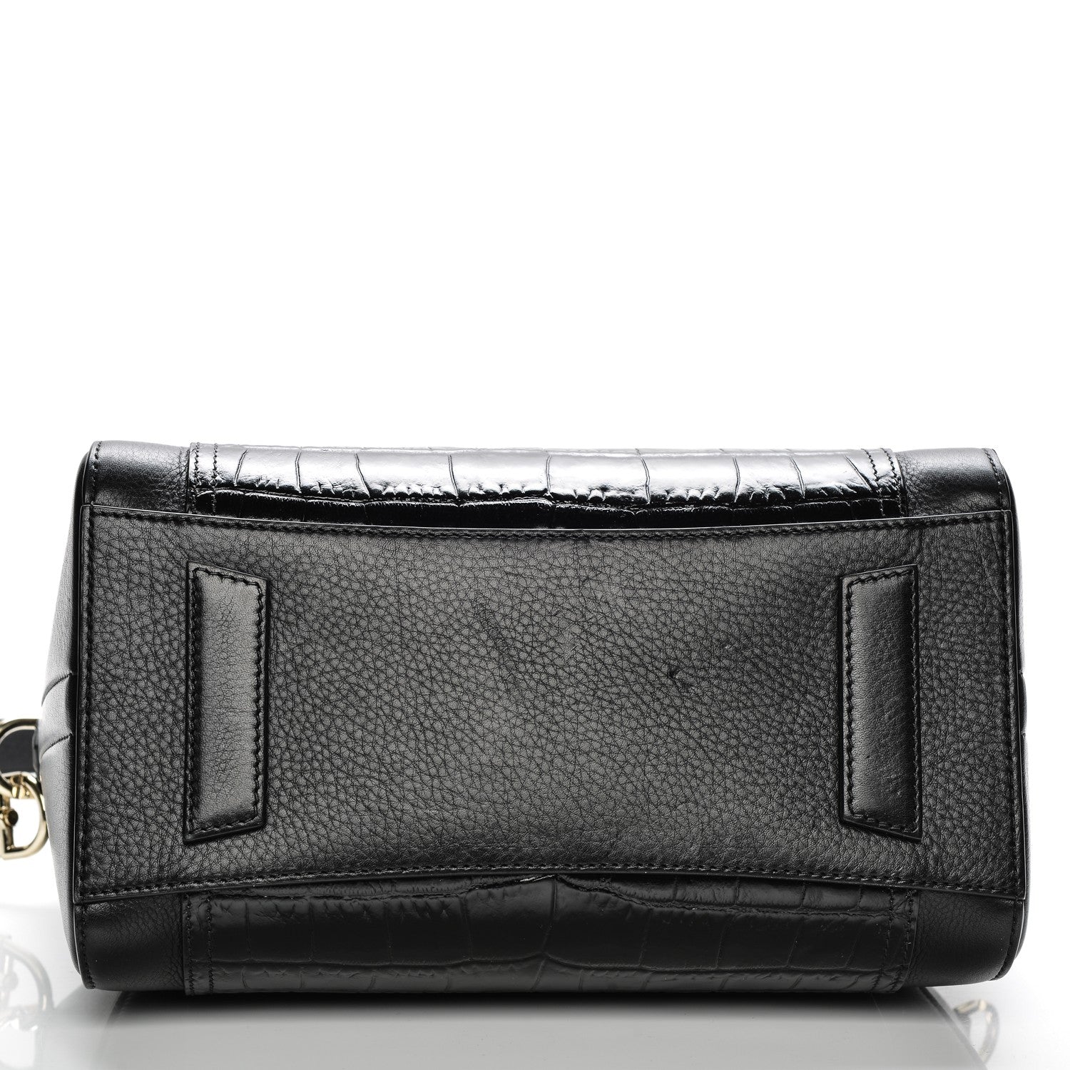 Givenchy Calfskin Crocodile Embossed Small Antigona Black 9 of 9