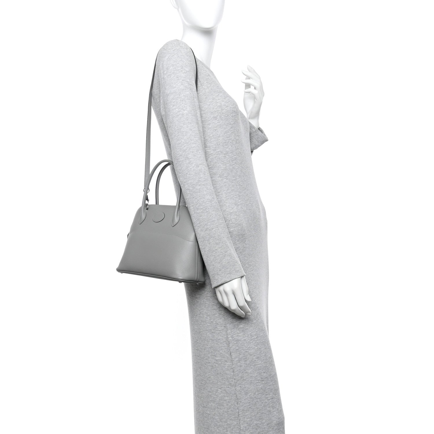 Hermes Epsom Bolide 27 Gris Mouette 2 of 9