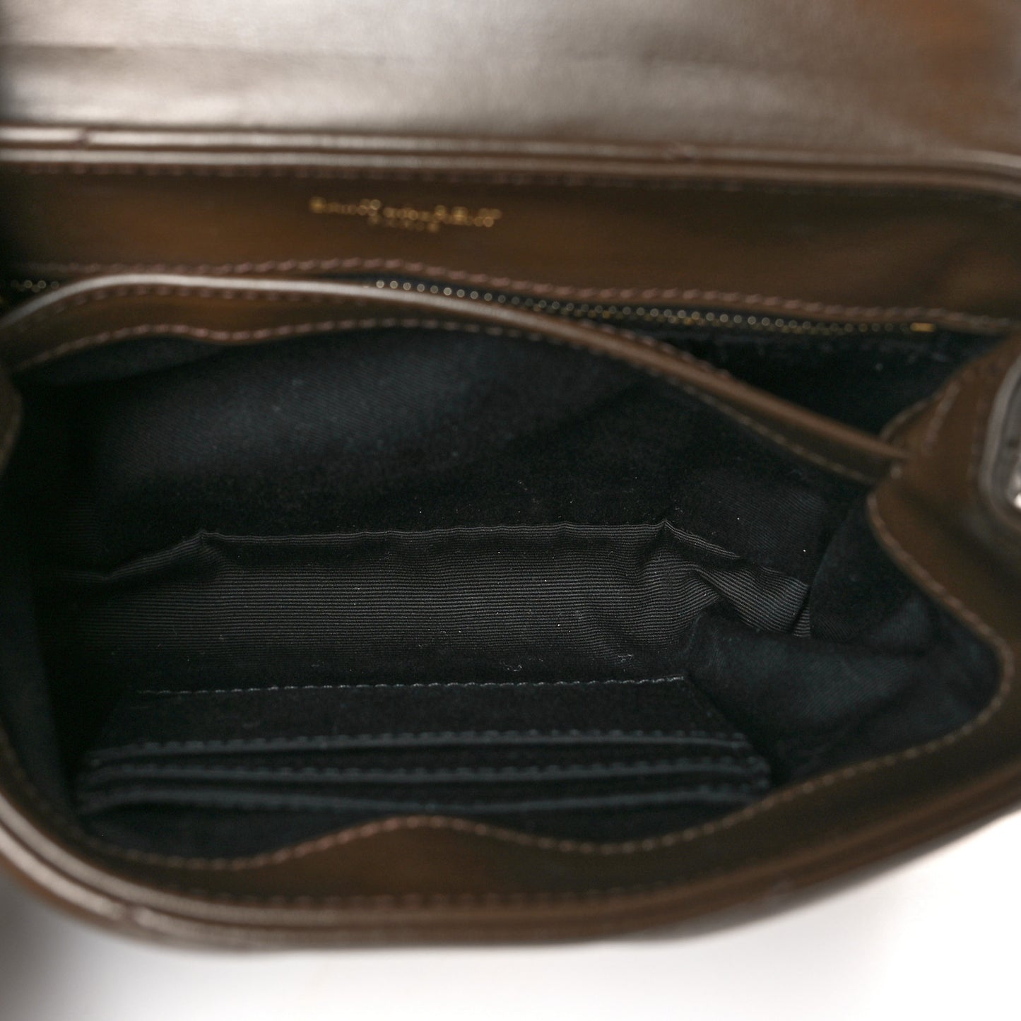 Calfskin Y Quilted Monogram Toy Loulou Crossbody Bag Soil Brown