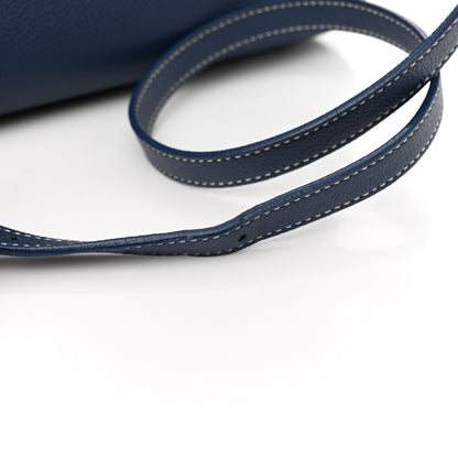 Saint Laurent Grained Calfskin Topstitch Baby Sac De Jour Denim 15 of 15