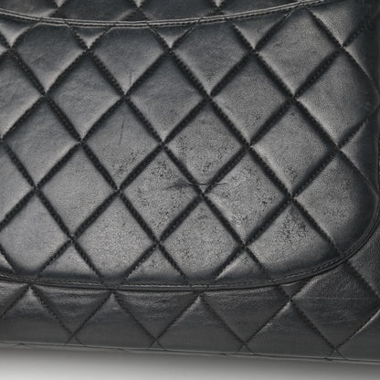 Chanel Lambskin Quilted XL Jumbo Single Flap Black 18 of 19