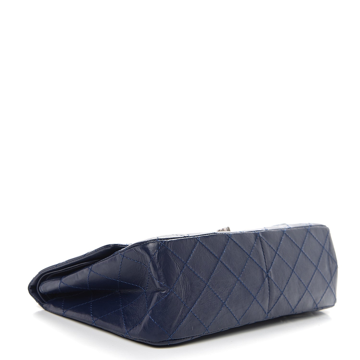 Chanel Aged Calfskin Quilted 2.55 Reissue 227 Flap Dark Blue 3 of 9