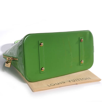 Louis Vuitton Vernis Alma GM Vert Tonic 4 of 10