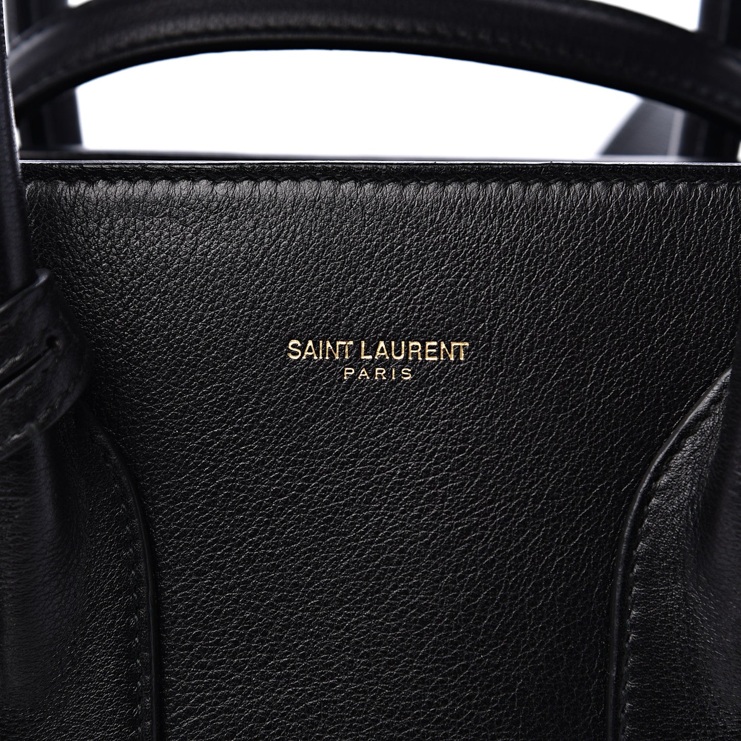 Calfskin Small Sac De Jour Black