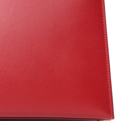Hermes Tadelakt Kelly Sellier 28 Rouge Vif 9 of 14