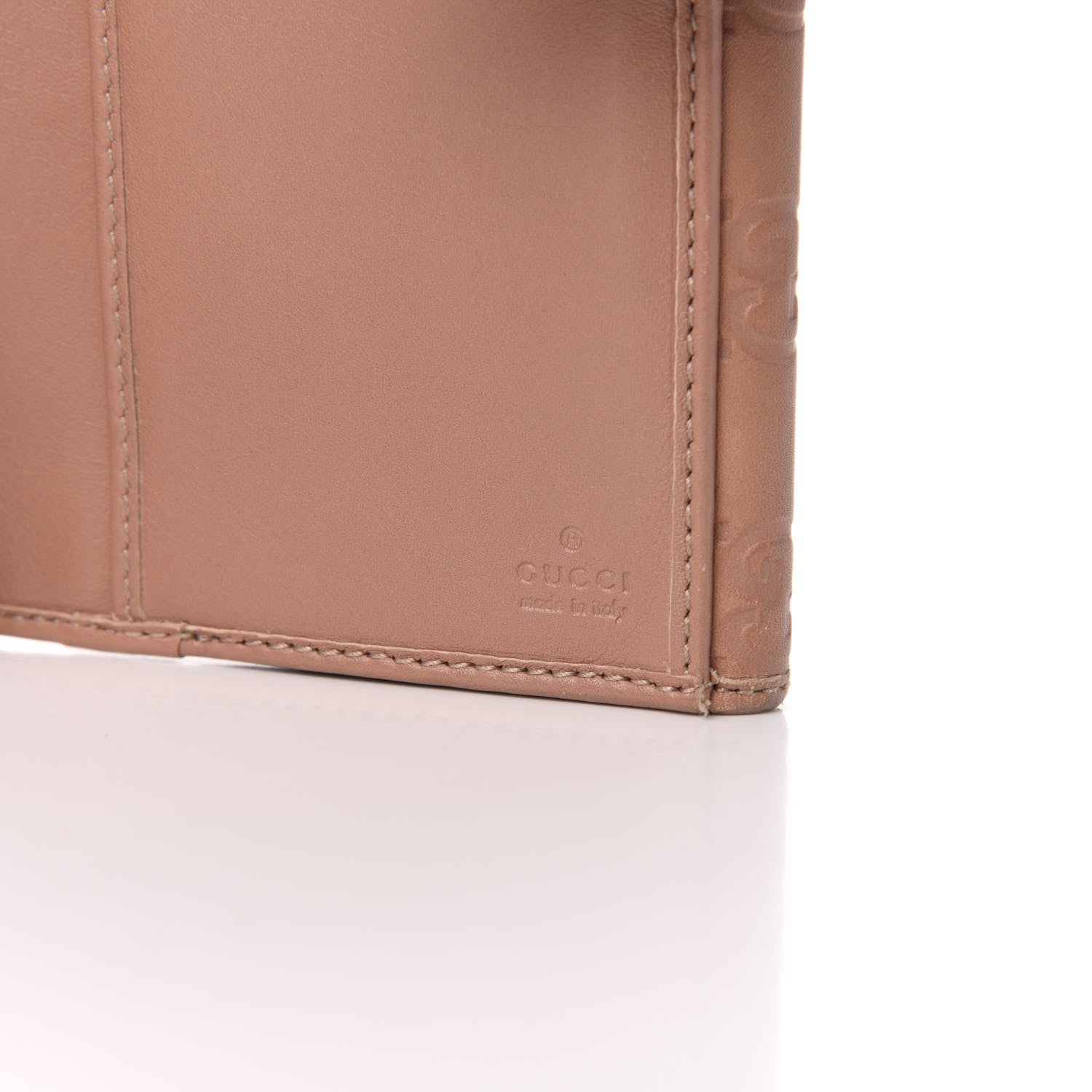 Gucci Guccissima Mayfair Continental Wallet Beige 7 of 8