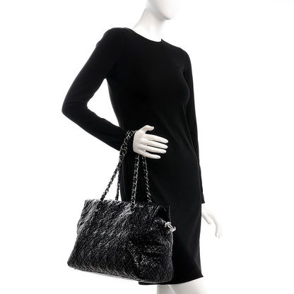 Chanel Vinyl Rock in Moscow Tote Black 2 of 13