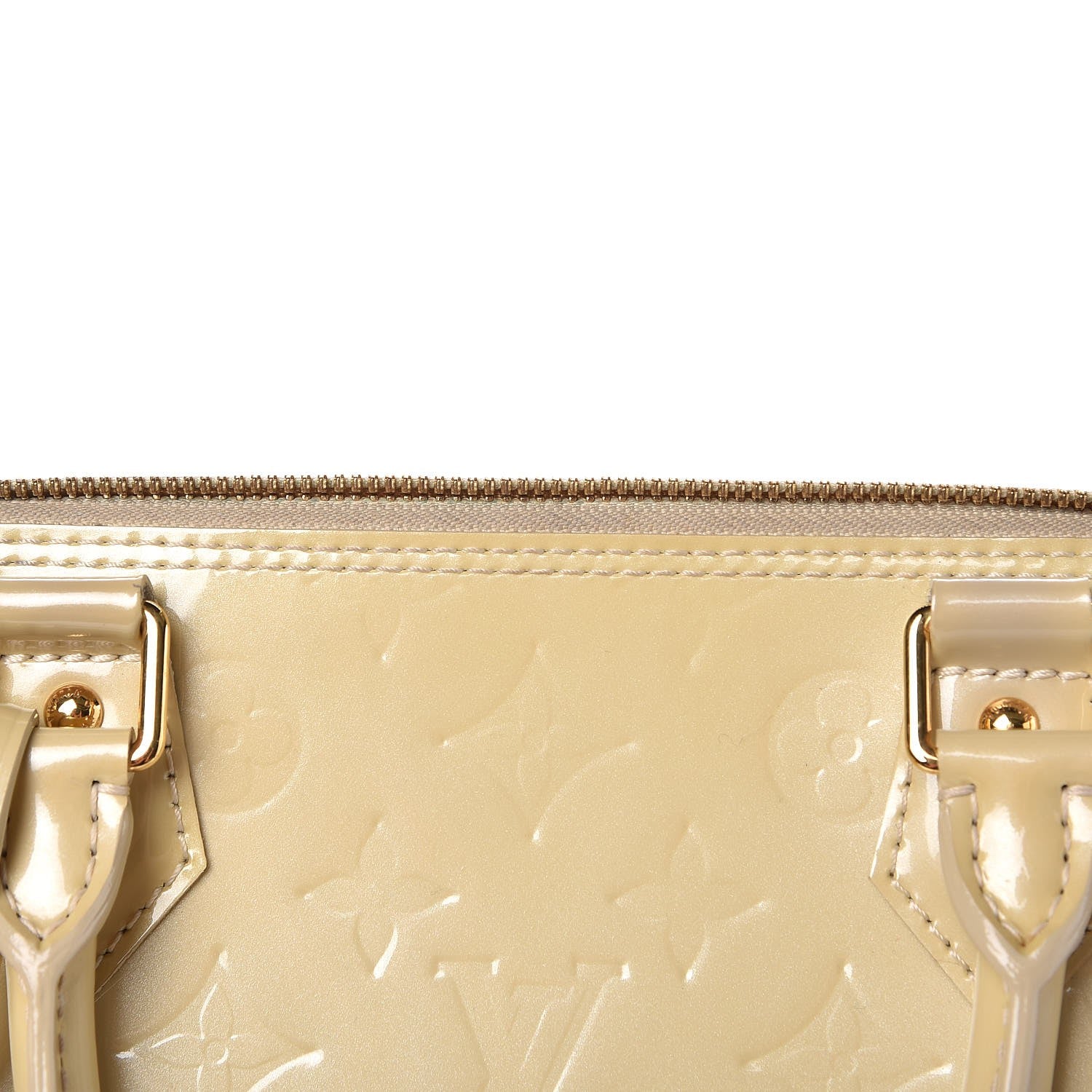 Louis Vuitton Vernis Alma GM Blanc Corail 7 of 14