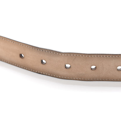 Gucci Calfskin Bamboo Buckle Belt 80 32 Black 5 of 5