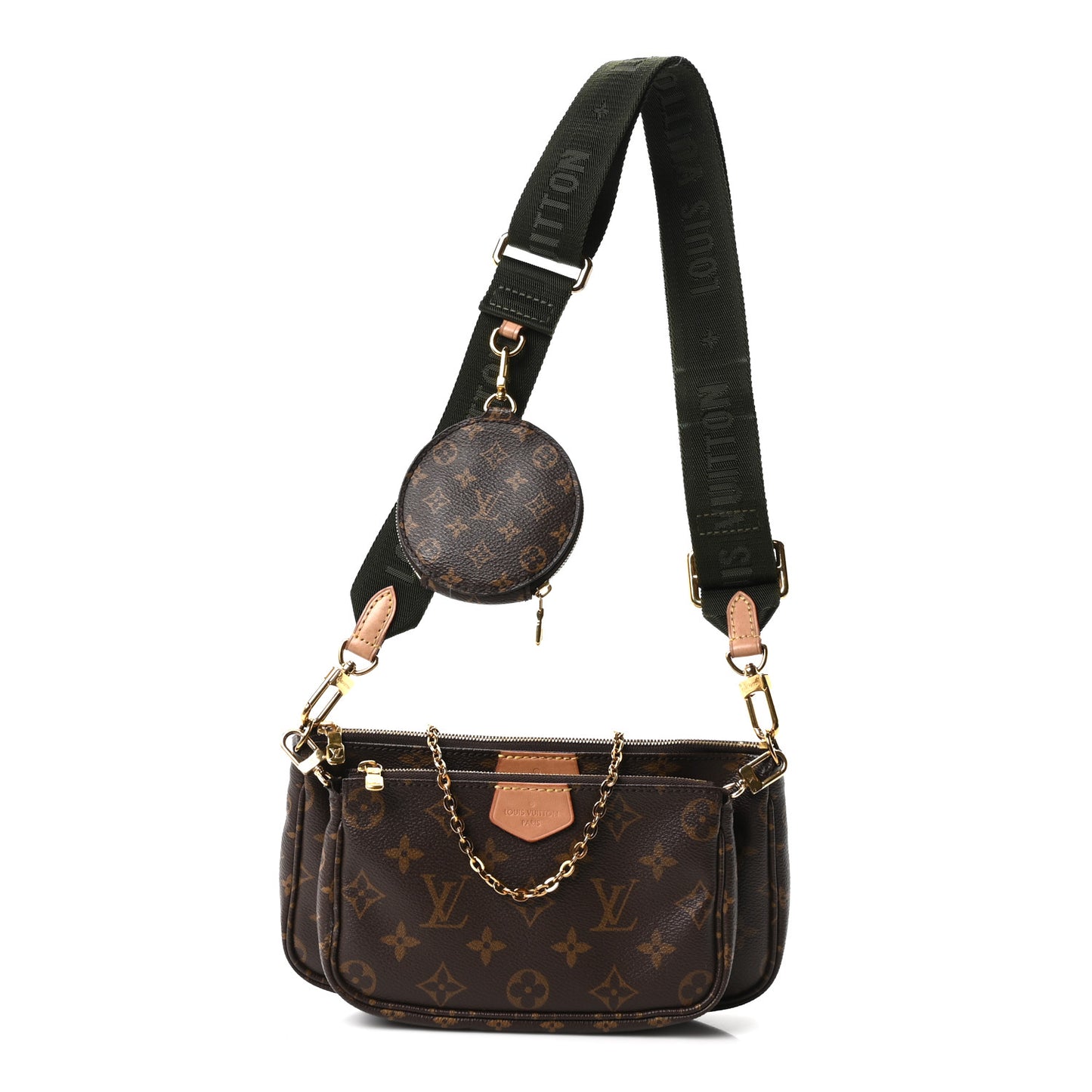 Monogram Multi Pochette Accessories Kaki