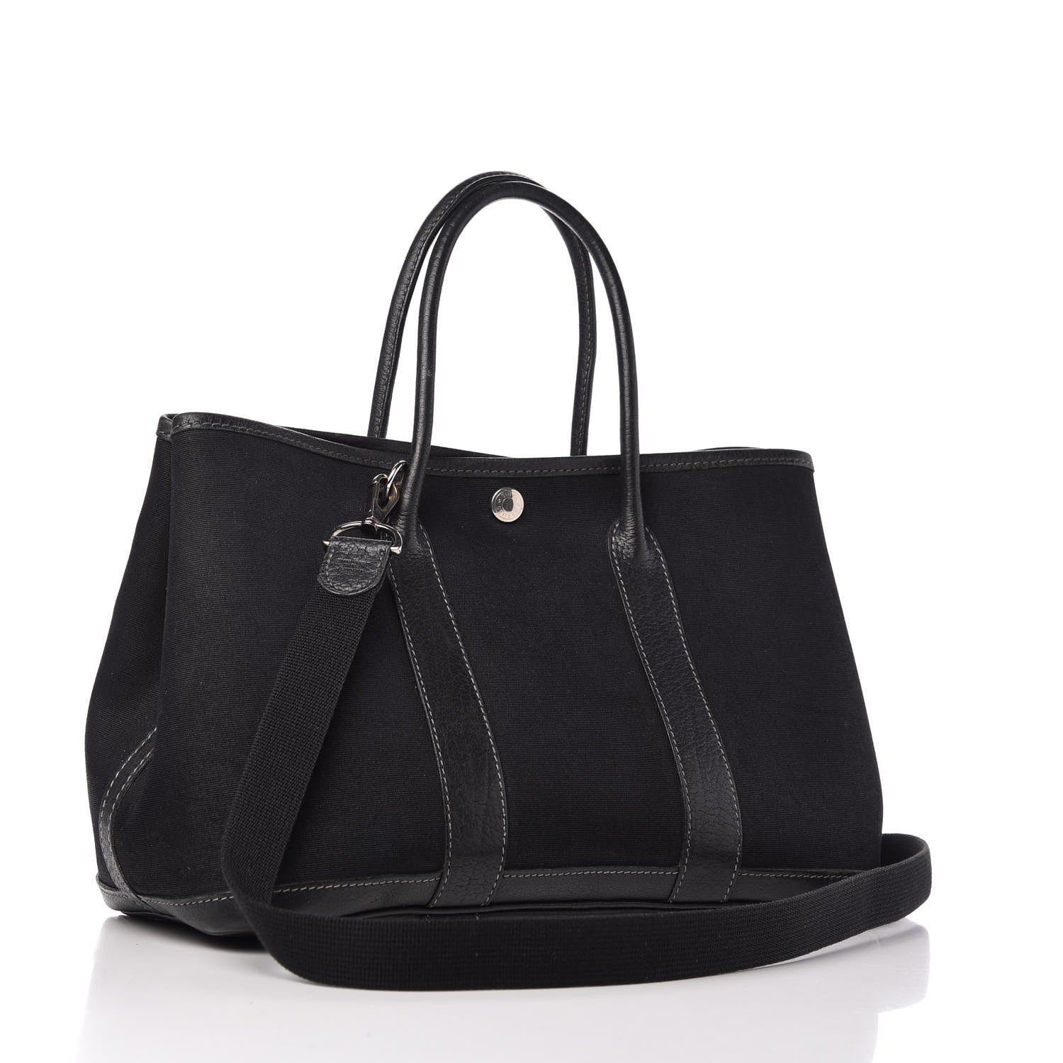 Hermes Toile Garden Party 30 TPM Black 3 of 11