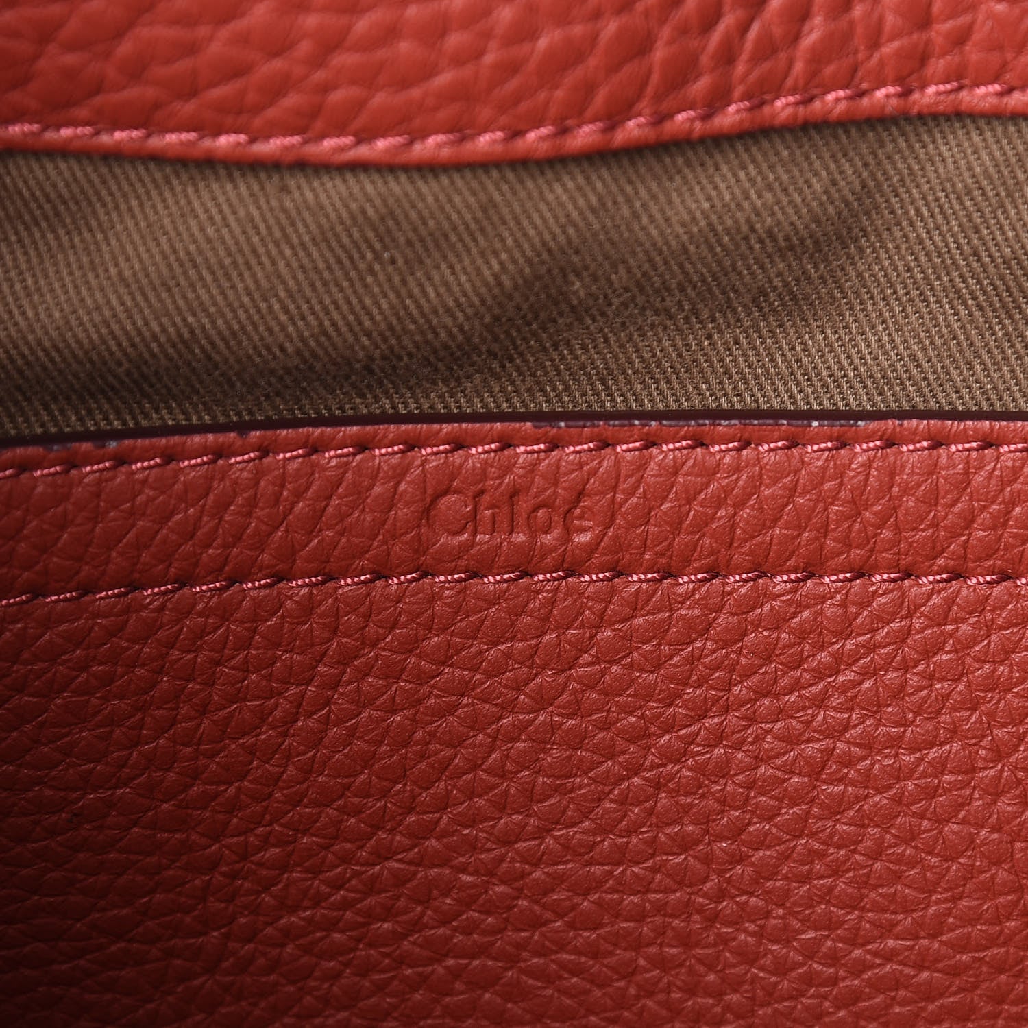 Chloe Calfskin Medium Marcie Round Crossbody Bag Berry Cupcake 6 of 14