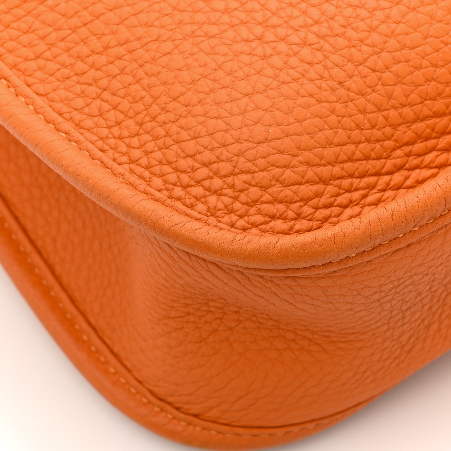 Hermes Taurillon Clemence Evelyne PM Orange 12 of 15