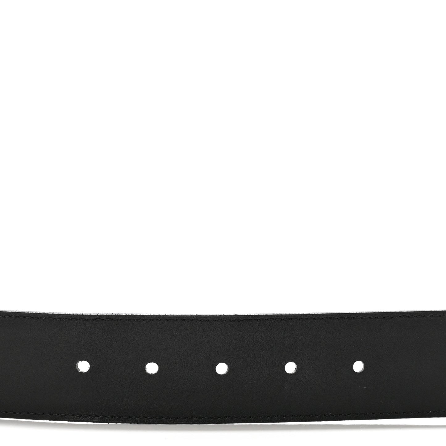 Textured Dollar Calfskin 40mm Belt 85 34 Black