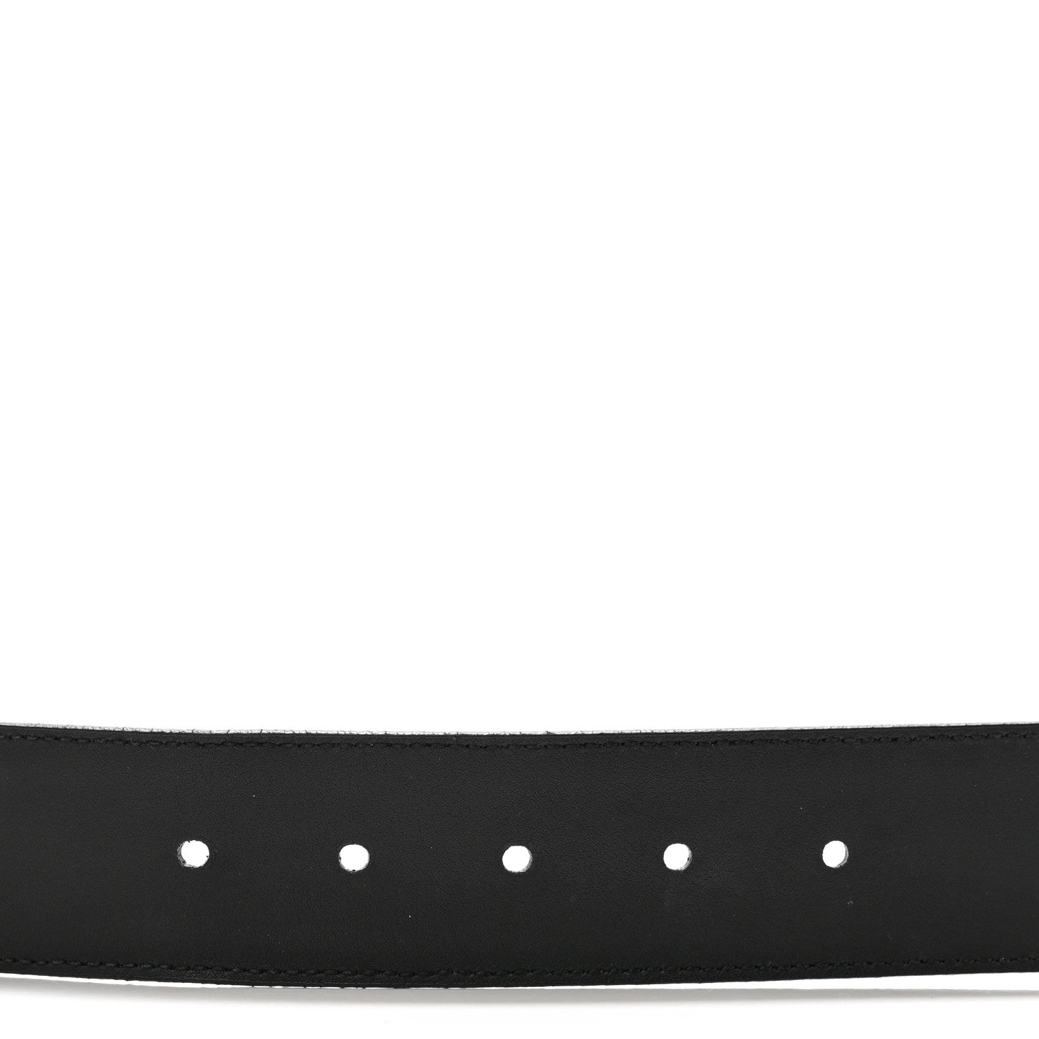 Gucci Textured Dollar Calfskin 40mm Belt 85 34 Black 4 of 8