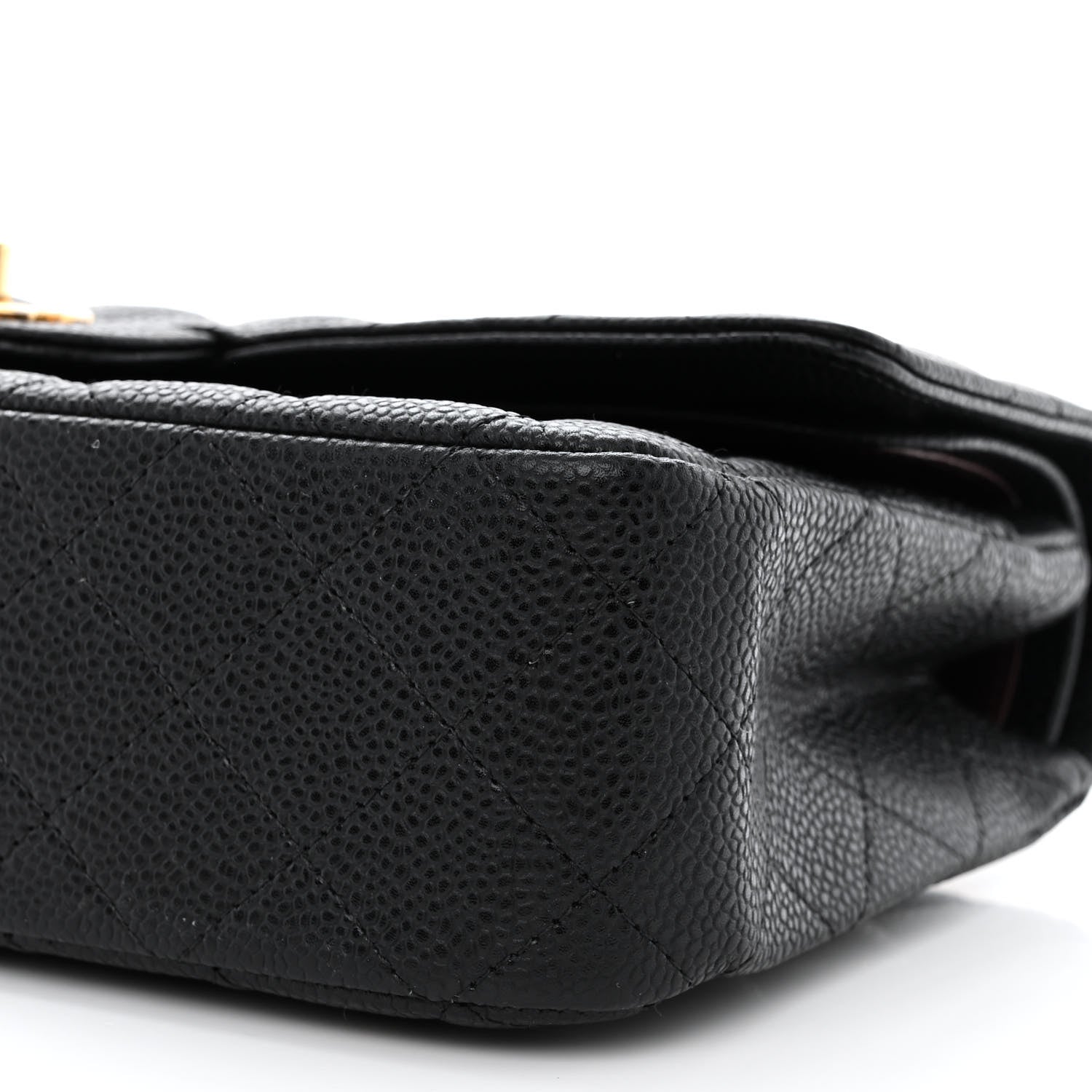 Chanel Caviar Quilted Medium Double Flap Black 10 of 11