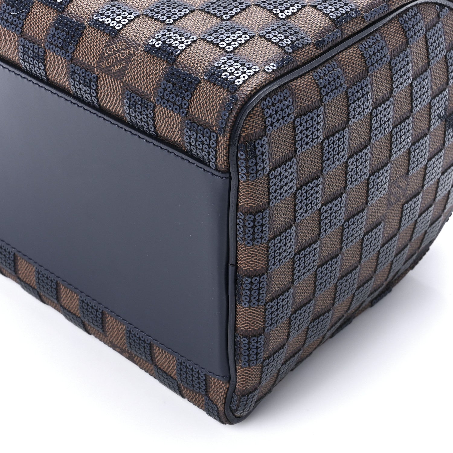 Louis Vuitton Damier Paillettes Speedy 30 Blue 13 of 14