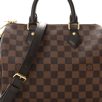 Louis Vuitton Damier Ebene Speedy Bandouliere 25 7 of 11