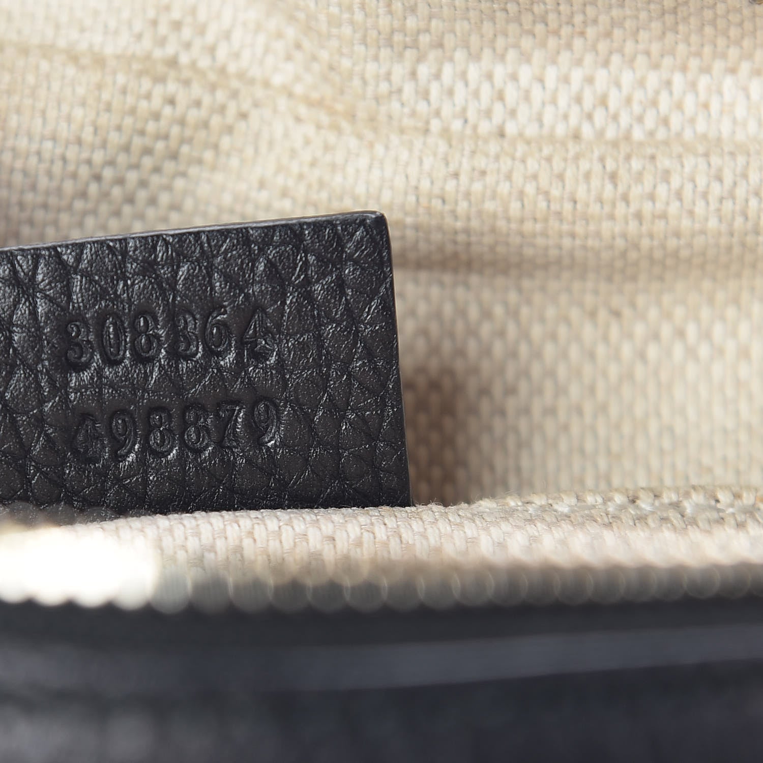 Gucci Pebbled Calfskin Small Soho Disco Bag Black 7 of 10