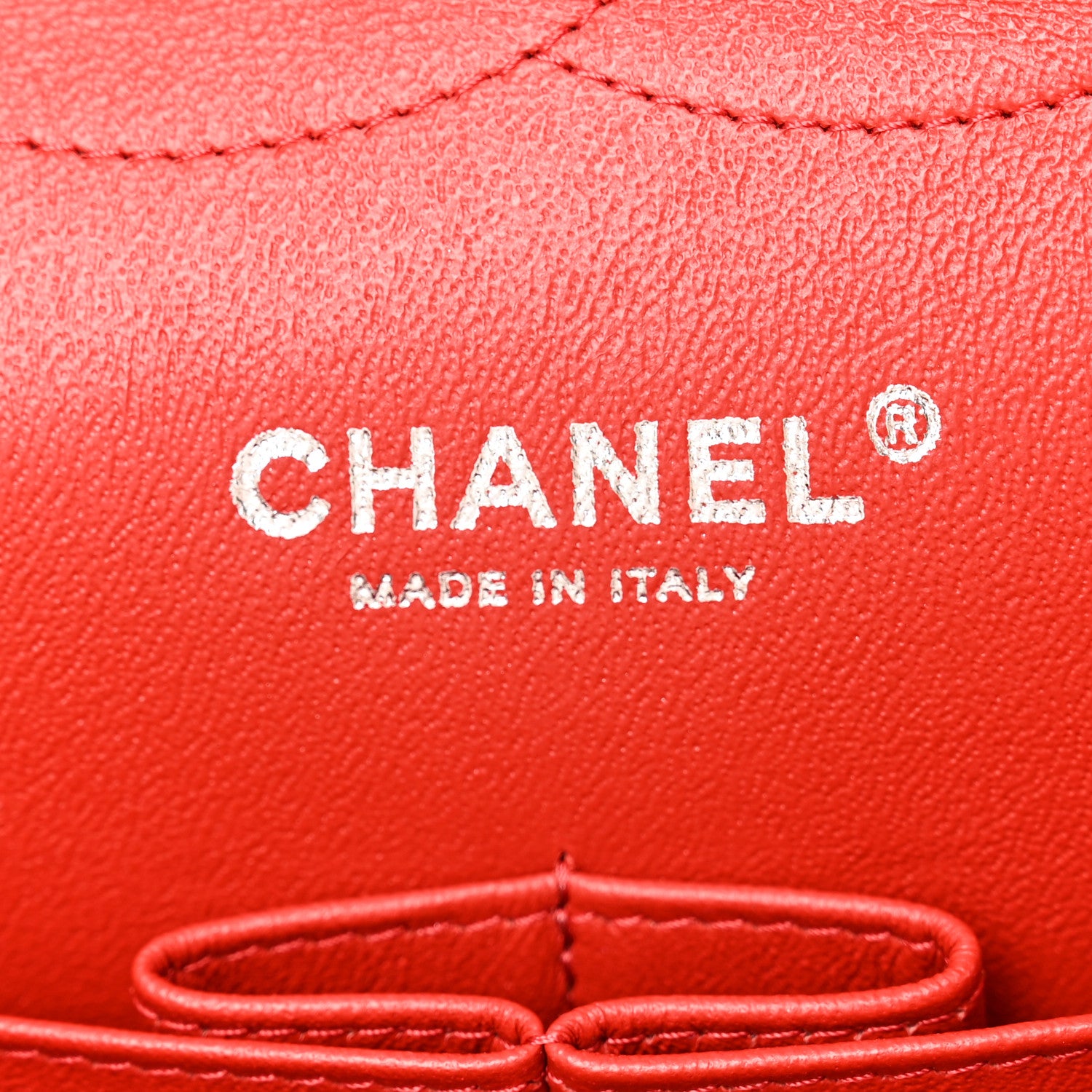 Chanel Lambskin Quilted Jumbo Double Flap Red 6 of 10