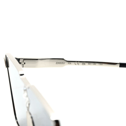 Louis Vuitton Metal Swarovski Crystal Cyclone Sunglasses Z1815U Silver 6 of 7