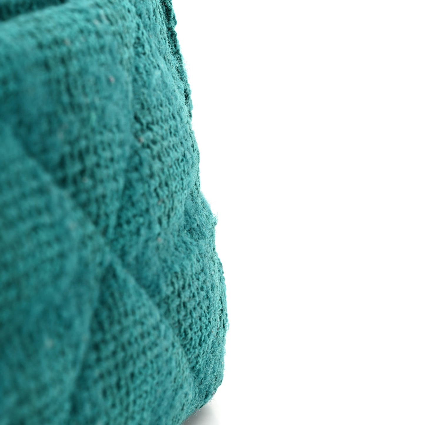 Tweed Quilted Large Chanel 19 Flap Green