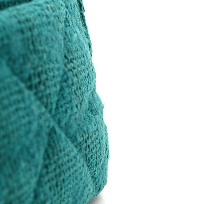 Chanel Tweed Quilted Large Chanel 19 Flap Green 11 of 13