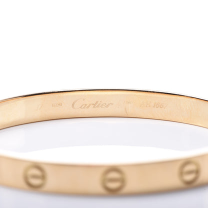 Cartier 18K Yellow Gold LOVE Bracelet 17 5 of 5