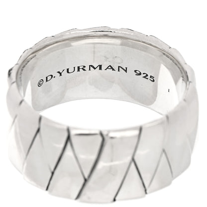 David Yurman Sterling Silver Wide Band Ring 69 12.5 4 of 4