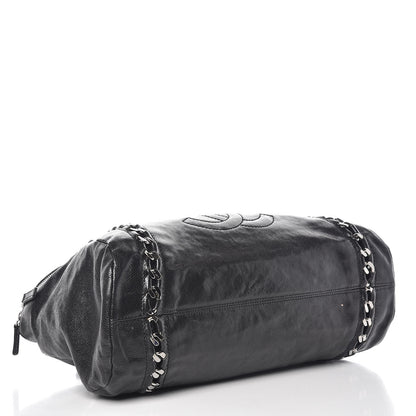 Chanel Glazed Caviar Modern Chain Tote Black 4 of 14