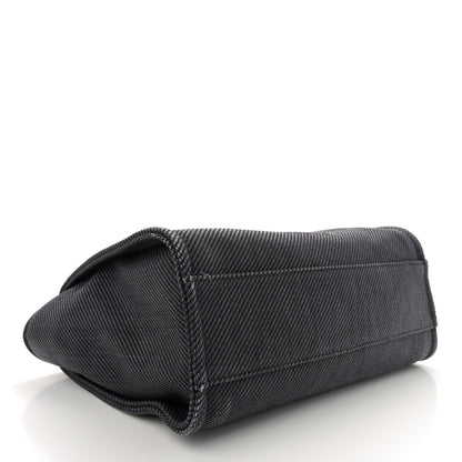 Chanel Mixed Fibers Calfskin Small Deauville Tote Black 4 of 12