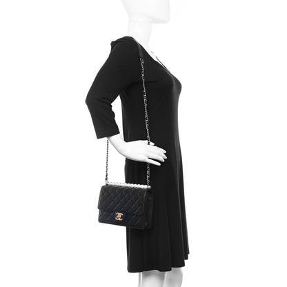 Chanel Goatskin Quilted Small Chic Pearls Flap Black 2 of 10