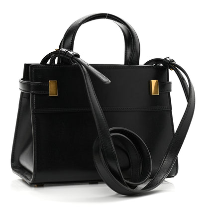 Saint Laurent Smooth Calfskin Manhattan Nano Shopper Tote Black 2 of 8
